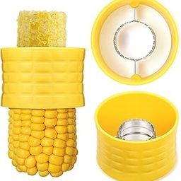 KEPY THE MALL® Corn Cutter, Stripping Kernels Remover with Stainless Steel Blades and Hand Protector Corn Peeler Manual and Portable Mini Circular Shaving Thresher, Kitchen Gadgets (Multicolored)-image-74