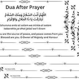 Transparent Islamic Dua Stickers Muslim Dua Stickers Set of 14 Removable Decal Wall Art Sticker Arabic and English Ramadan Decorations for Home dua Stickers for Home Transparent-12