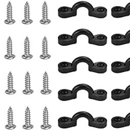 UJEAVETTE® 10Pcs Kayak Pad Eye Nylon Bungee Deck Loops Tie Down for Boats Canoes-image-87