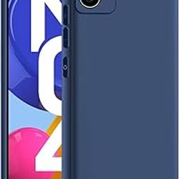 CEDO Samsung Galaxy M04 / F04 / A04E (4G) Back Cover | Camera Bump Protection & Ultra Slim | Matte Soft Silicon Shock Proof Rubberised Back Case Cover (Blue)-image-81