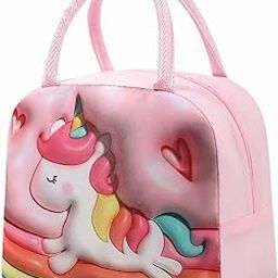GrabSmart 3D Cartoon Children's Lunch Box Insulation Bag Keep Meals Fresh and Fun On-The-Go! Make Lunchtime an Adventure Designed to Delight and Inspire for Kids and Parents Alike-12