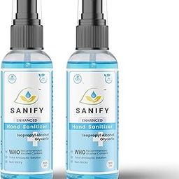 Herbal Liquid Hand Sanitizer Bottle | 100Ml (2) | Alcohol Based Liquid Hand Sanitizer Spray - 80% Isopropyl Alcohol Kills 99.9% Bacteria & Germs, Prevents Skin Dryness, Signature Fragrance-picture-27