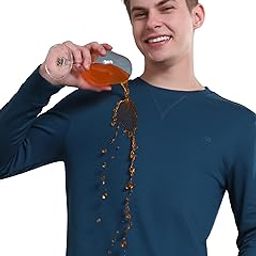 Anti Stain Anti Odor Water Repellent Smartshield Sweatshirt | Intelligent Unisex Cotton Blend Tailored Fit Casual Crew Neck Pullover |Available in Plus Sizes-image-10
