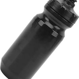 Ubervia Bike Water Bottle, 600ml 360 Degrees Leakproof PP5 Silicone Gym Water Bottle for Outdoor (Black)-image-68