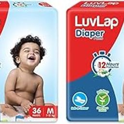 LuvLap Pant Style Baby Diapers, Medium (M), 36 Count, For babies of Upto 7-12Kg with Aloe Vera Lotion for rash protection, with upto 12hr protection, Diapers (Pack of 2)-image-69