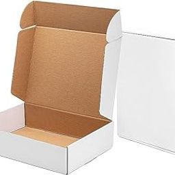 JIA INDUSTRIES 3 Ply E-Fluet Flat Self Locking/Auto Lock Corrugated Packaging Boxes Size: 10.5 x 6 x 1.5 Inch (Pack of 25, White)-image-75