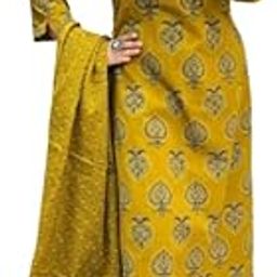 Traditional Cotton Salwar Kameez Set, Mustard Yellow with Heart Motifs, Hand Sequin Work, 3 Piece Suit with Dupatta-image-46