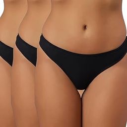 Womens Cotton Briefs - Soft & Breathable Low Rise Panties for Comfort | Ideal, Work, Gym, & Travel | Easy Care Cotton Underwear-Pack of 3-Black-XL-image-77