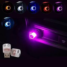 MUREN® USB Mini Laser Light for Decoration Pack of 2 Plug-in USB Decor Night Light- 5 Light Mood, Neon Night Lamp- Romantic Interior Car & Indoor Light--picture-17
