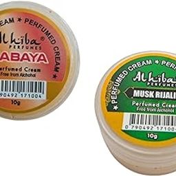 Alhiba Perfumed Cream | SABAYA & MUSK RIJALI combo (10gm) Pack of 2-image-87
