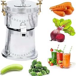 Aluminium Carrot Juicer Machine Electric With 0.25-Hp Motor | Vegetable Juicer Machine For Home Capacity Is 2 Glass/Batch (small)-1