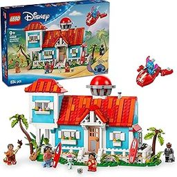 LEGO ǀ Disney Lilo and Stitch Beach House Building Kit Playset 43268 Building Blocks Toys for 9+ Gift for Boys and Girls-image-26