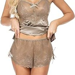 Women Babydoll Nightwear Lingerie, Swimwear Beachwear Sheer Honeymoon Lingerie, Free Size-image-6