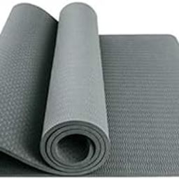 Iamalot Premium TPE Yoga Mat, Non-Slip Exercise Mat, 183 cm x 61 cm, Grey-image-89