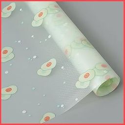 KayJen (45 cm X 1.5 m) Printed Shelf Liners for Kitchen Shelves, Drawer Mat, Shelf Liner, Fridge Mats, Kitchen Cabinet Drawer Mat Liner Sheets (Avacado Fruit Printed)-13