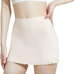 Slip Short for Women Modesty Layer with Front Piece for Smoothing Under Clothing, High-waisted Short Underwear Garment Anti-chafing Shorts for Dress, Skirt, XL-image-66