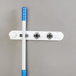 Home Centre Orion Suction 3-Clip Polypropylene Mop Holder - 38x6.3cm-image-24