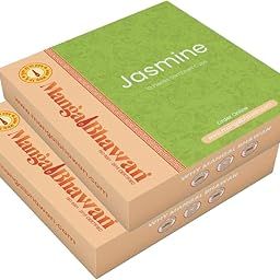 Mangal Bhawan Jasmine Sambrani Dhoop Cups | Natural and Pure Havan Cups | Ideal for Pooja, Meditation, Yoga and Home Use (24 pcs)-image-91