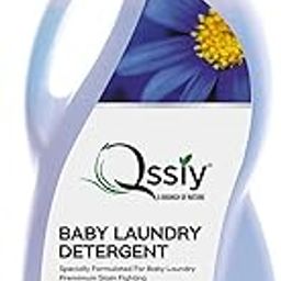 Qssiy Baby laundry liquid detergent, washing liquid for Baby Clothes | Allergen Free | Gentle with Bio-Enzymes 1 Liter (Fresh Garden)-image-79