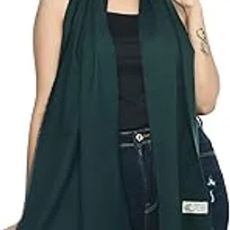 manra Women Girls Ladies Kashmiri Woolen Plain Scarves-picture-4