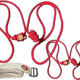 The Yogis Iyengar Wall Yoga Ropes [ COTTON ] Set of - 4 Ropes (2 Long, 2 Small) with Yoga Belt-image-46