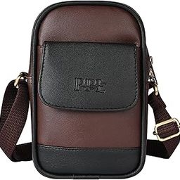 Tokyo Leather Sling Bag For Men Women Travel | Stylish Compact Side Crossbody Mobile Bag | Corporate Birthday Gift Item for Men | Daily Use Travel Bag.-image-17