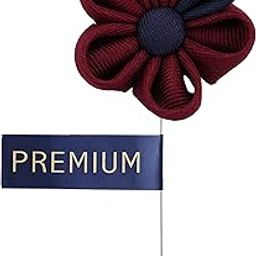 Dual Shaded Beauty Maroon Brooch for Men-picture-18