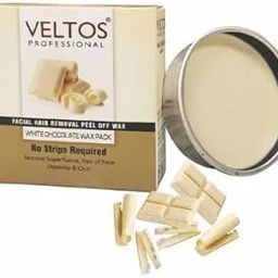 VELTOS Professional Peel-Off Katori Wax For Upper Lip, Facial Hair, Eyebrow, Chin | Face Wax | Painless & Softness Hair Removal (80gm) (White chocolate)-31