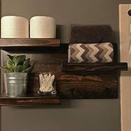 OGESTA Wall Shelf,Rack for Office,Living Room, Bathroom,Kitchen and Home Decor, Flowery Vange Color. Any Color Available-image-117