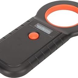 Animal Tag Scanner, Rechargeable Pet Microchip Reader Handheld Portable 2.4G Bluetooth for Resource Management (Black)-1