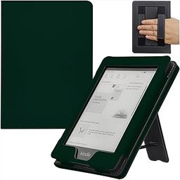 UMUBUHOMS Stand Case for 6 Inch Kindle Paperwhite (10th/7th/6th 5th Generation and All 6'' Paperwhite Generations 2012 to 2018) Cover with Auto Sleep/Wake & Double Hand-held (Green)-67