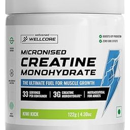 Wellcore - Pure Micronised Creatine Monohydrate Powder (122g, 33 servings) | Lab Tested For Fast Absorption & Recovery-image-23
