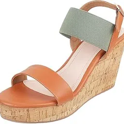 mochi Women Wedge Heel Fashion Sandal-picture-42