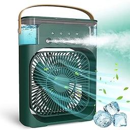 Mini Air Cooler, Portable Air Conditioner for Home, Office, 3-in-1 Cooling, Humidifying and Purifying, with USB Charging Port-image-70