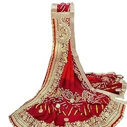 Marwari Bandhej Print side Border Broch odhana(BC)-49