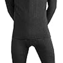 Esancia Men's Round Neck Full Sleeve Thermal Upper & Bottom Set-image-24