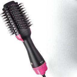 DNIT E-COMMERCE One Step Hair Straightener Curler & Blow Dryer Brush Volumizer for All Hair 3-in-1 Hot Air Styler Brush-image-5