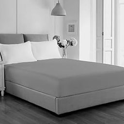 SLEEPYTEK Mattress Protector - 100% Waterproof Mattress Cover for Bed | Breathable, Noiseless & Hypoallergenic Soft Fitted Washable Mattress Encasement | 360° Elastic (King 78x72 Inch, Grey)-22