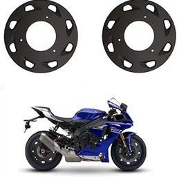 RA ACCESSORIES 17 Inch 2pcs ABS Plastic Disc Bike Wheel Cover for Yamaha R15 V3 Bike Fairing Kit-image-14