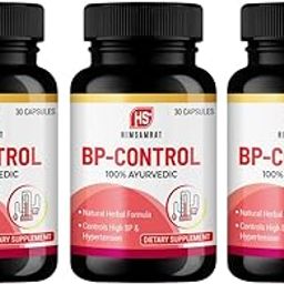 HIMSAMRAT BP CONTROL FOR HIGH BLOOD PRESSURE, HEART CARE & HYPERTENSION RELIEF 30 Capsules (3)-94