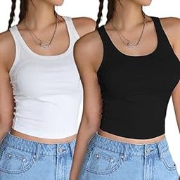 Pack of 2 Casual Women Black and White Top-image-15