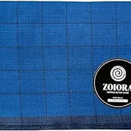 Cotton Lungi for Men | Premium Men's Ethnicwear | Blue Checkered Pure Cotton Lungi | 100% Cotton Hem-Stitched Single Dhoti | Dhotis For Men | Cotton Mundu-39