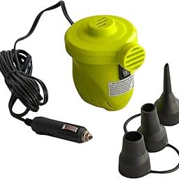 12 V Turbo Pump with Adapter, Portable Electric Air Pump for Pool Floats Boats Pool Toys and Tubes with 3 Nozzles Included-image-56
