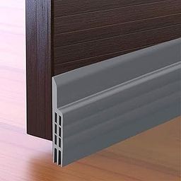 39 Inch Silicone Door Bottom Sealing Strip Guard |Self Adhesive Door Gap Filler Rubber | Protector from Cockroach, Insect, Bugs, Dust & Noise Stopper (Gray)-image-54