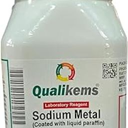 QUALIKEMS SODIUM METAL 100gms (With Paraffin Liquid),-picture-0