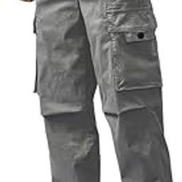 Men Cargo || Men Cargo Lower || Men Cargo Lower Cotton || Cargos for Men (Grey Multisize)-picture-54