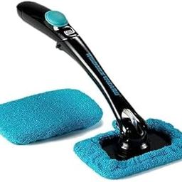 SRUY Microfiber Window Cleaning Tool with Spray, Glass Cleaner Brush for Car Windshield, Home, Office, Multicolour-image-42