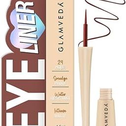Glamveda Super Matte Liquid Eyeliner – Brown, Smudge-Proof, Waterproof, Quick Drying | 24-Hour Long Stay | Smooth Application | Bold, Clean, Smudge-Free Look-picture-34
