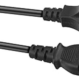 Dmoizka 5ft/1.5m UL Listed AC in Power Cord Cable Outlet Plug Lead for Horizon Residential Treadmills T20 (TM102), T25 (TM129), T30 (TM76D), T35, T40, T401, T50 (TM162), T500 (TM307), T51 (TM116)-image-70