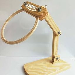 Embroidery Hoop Stand with Adjustable Frame – Ideal for Hand Embroidery, Cross-Stitching, Arts & Crafts, Sewing, and DIY Projects – Ergonomic, Hands-Free Support for Comfortable & Precise Stitching (WHITE)-image-27
